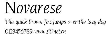 Novarese.ttf字體轉換器圖片