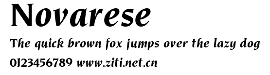 Novarese.ttf字體轉換器圖片