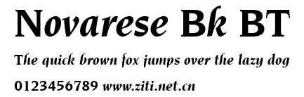 Novarese Bk BT.ttf字體轉換器圖片