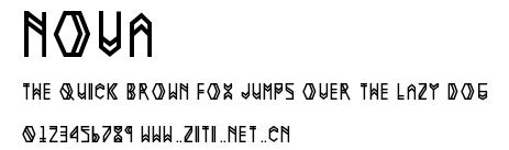Nova.ttf字體轉換器圖片