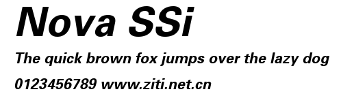 Nova SSi.ttf字體轉換器圖片