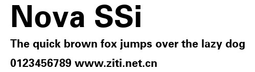 Nova SSi.ttf字體轉換器圖片