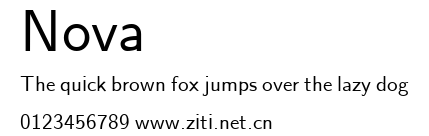 Nova.ttf字體轉換器圖片