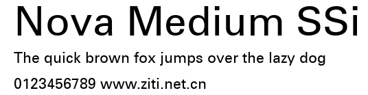 Nova Medium SSi.ttf字體轉換器圖片