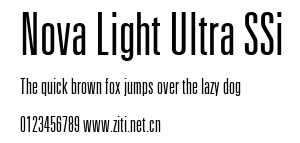 Nova Light Ultra SSi.ttf字體轉換器圖片