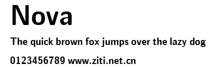 Nova.ttf字體轉換器圖片