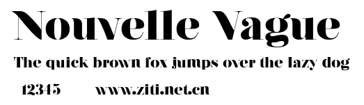 Nouvelle Vague.ttf字體轉換器圖片