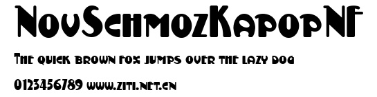NovSchmozKapopNF.ttf字體轉換器圖片