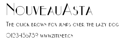 NouveauAsta.ttf字體轉換器圖片