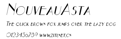 NouveauAsta.ttf字體轉換器圖片