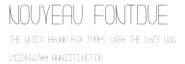Nouveau Fontdue.ttf字體轉換器圖片