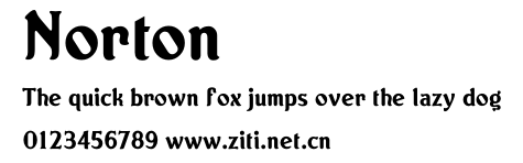 Norton.otf字體轉換器圖片