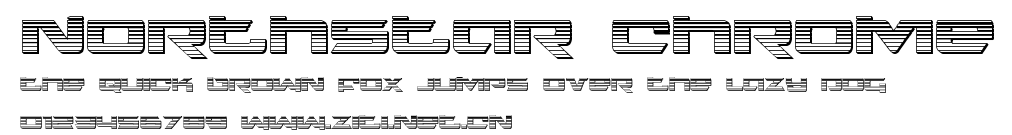 Northstar Chrome.ttf字體轉換器圖片