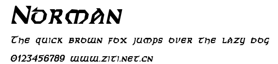 Norman.ttf字體轉換器圖片