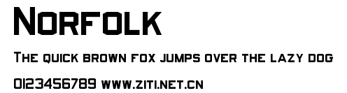 Norfolk.otf字體轉換器圖片