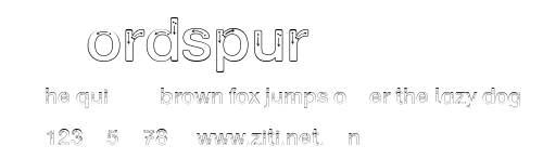 Nordspur.ttf字體轉換器圖片