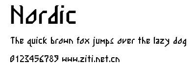Nordic.ttf字體轉換器圖片