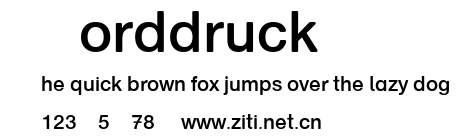 Norddruck.ttf字體轉換器圖片