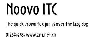 Noovo ITC.ttf字體轉換器圖片