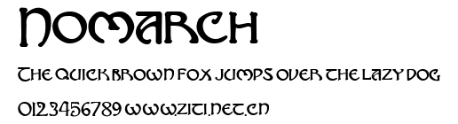 Nomarch.ttf字體轉換器圖片