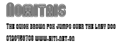 Nomitais.ttf字體轉換器圖片