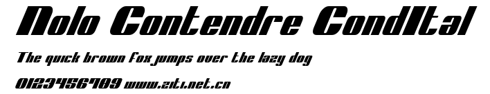 Nolo Contendre CondItal.ttf字體轉換器圖片