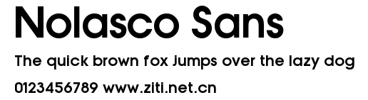 Nolasco Sans.ttf字體轉換器圖片