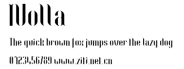 Nolla.ttf字體轉換器圖片