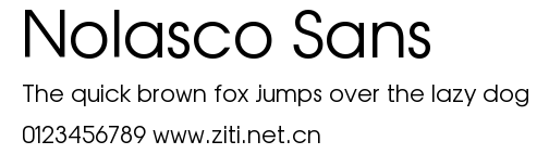 Nolasco Sans.ttf字體轉換器圖片