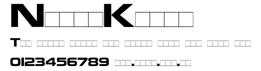NokiaKokia.ttf字體轉換器圖片