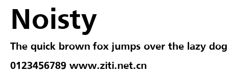 Noisty.ttf字體轉換器圖片