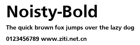 Noisty-Bold.ttf字體轉換器圖片