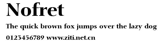 Nofret.ttf字體轉換器圖片