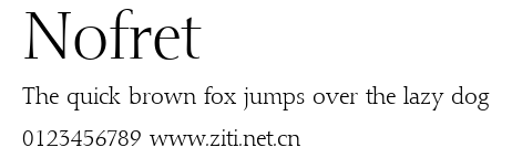 Nofret.ttf字體轉換器圖片