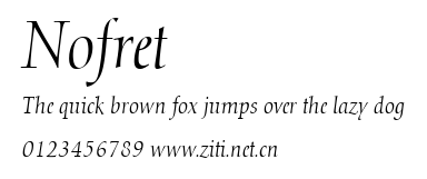 Nofret.ttf字體轉換器圖片