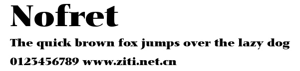 Nofret.ttf字體轉換器圖片