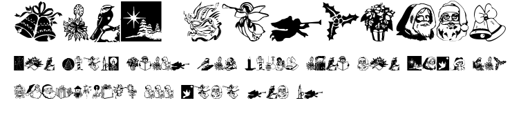 Noel Dingbats.ttf字體轉換器圖片