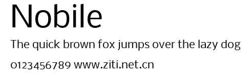 Nobile.ttf字體轉換器圖片