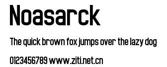 Noasarck.otf字體轉換器圖片