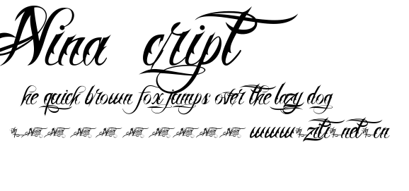 Nina Script .ttf字體轉換器圖片