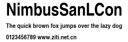 NimbusSanLCon.ttf字體轉換器圖片
