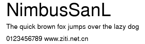NimbusSanL.ttf字體轉換器圖片