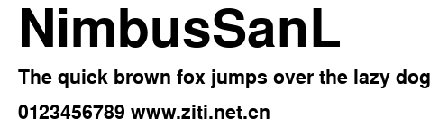 NimbusSanL.ttf字體轉換器圖片