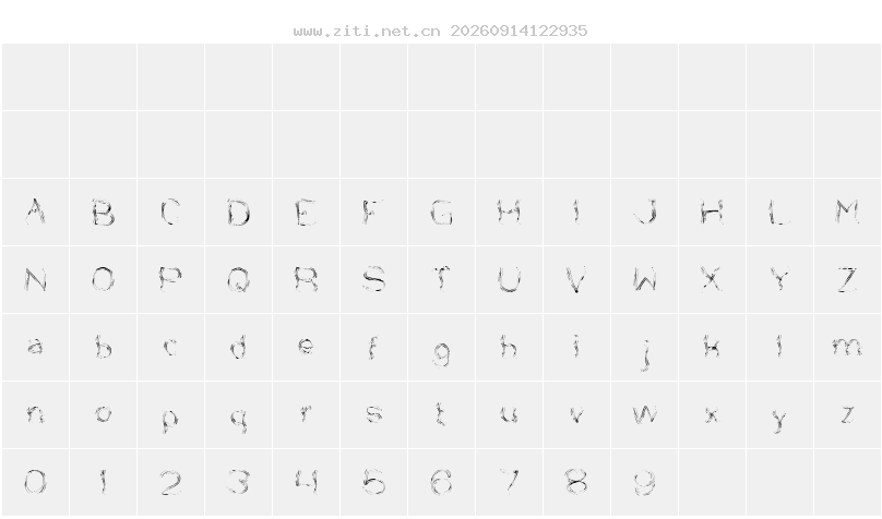 字符映射圖
