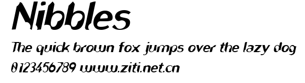 Nibbles.ttf字體轉換器圖片
