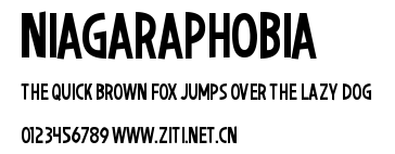 Niagaraphobia.otf字體轉換器圖片
