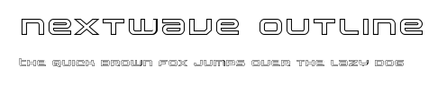 Nextwave Outline.ttf字體轉換器圖片