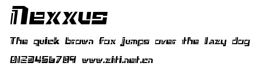 Nexxus.ttf字體轉換器圖片