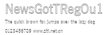 NewsGotTRegOu1.ttf字體轉換器圖片