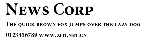 News Corp.ttf字體轉換器圖片